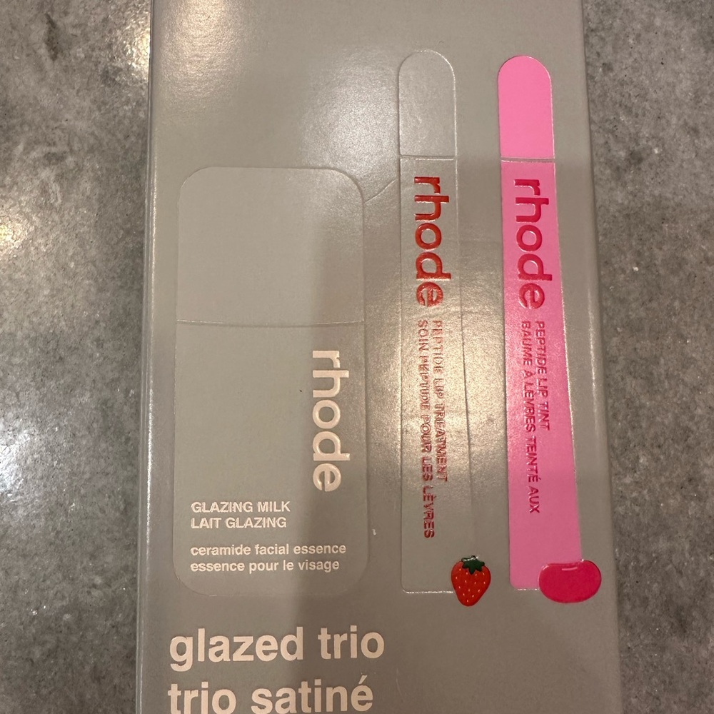 RHODE Glazed Trio Skincare & Lip Set Holiday limited edition sold out everywhere